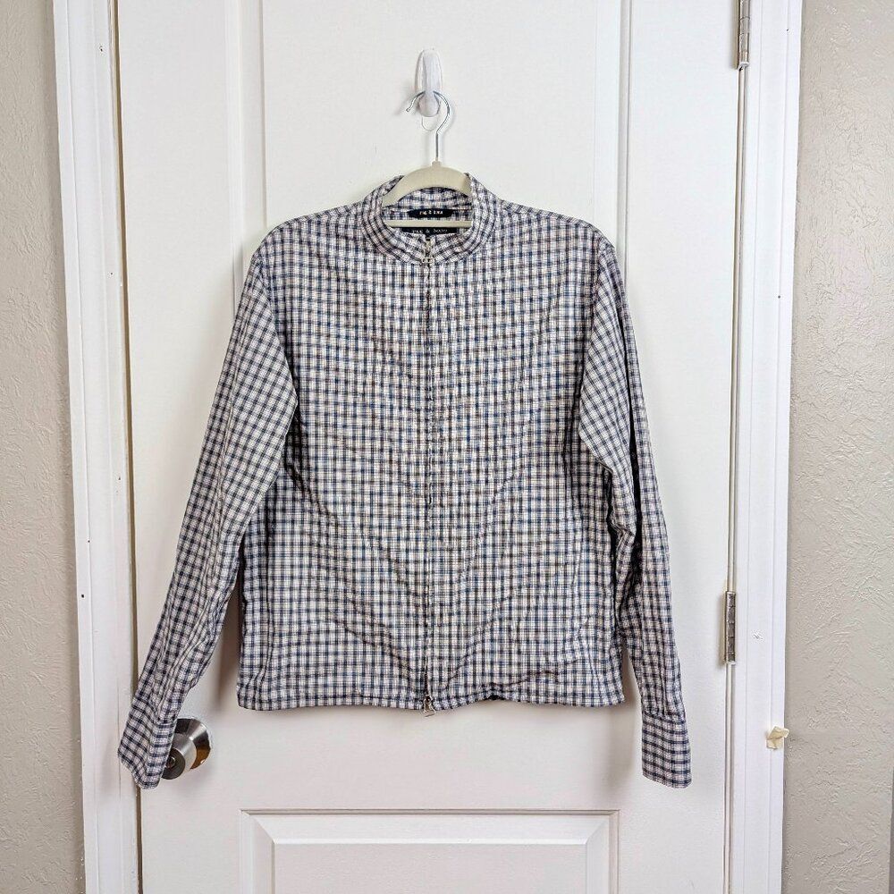 rag & bone | Multicolor Plaid Double Zipper Blouse